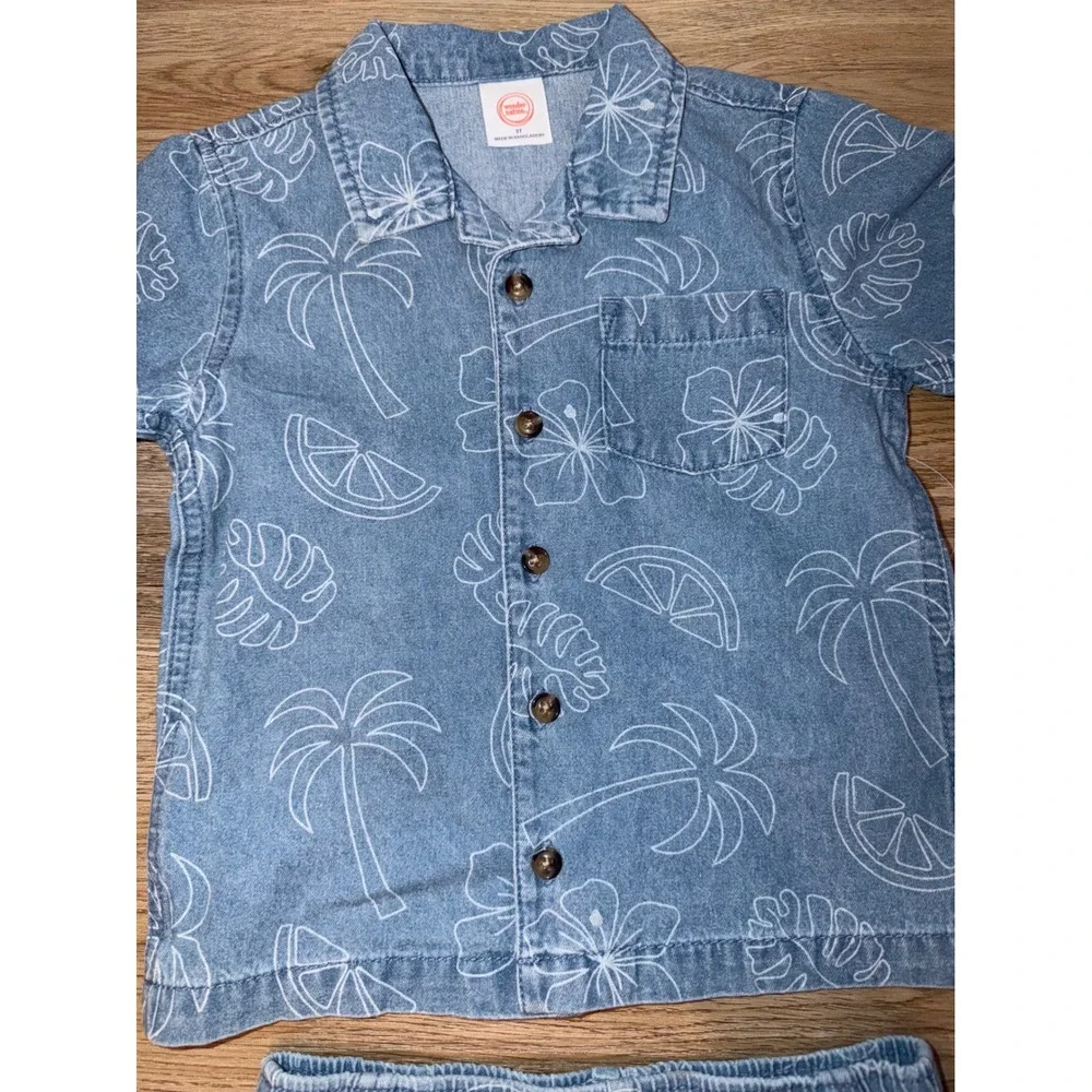Boys denim set 4T